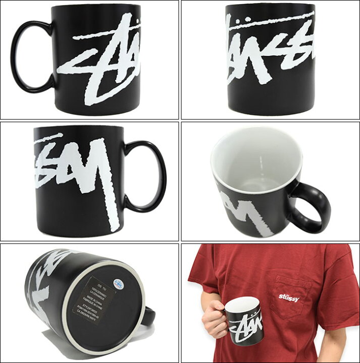 楽天市場】ステューシー STUSSY マグカップ Matte Stock(stussy mug 