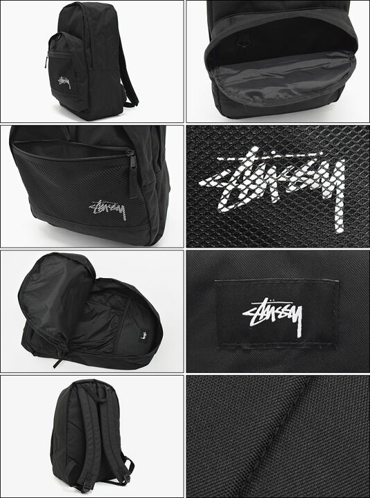 楽天市場 ステューシー Stussy リュック Stock Stussy Backpack バックパック Daypack デイパック Bag バッグ 普段使い 通勤 通学 旅行 メンズ レディース ユニセックス 男女兼用 Usaモデル 正規 品 ストゥーシー スチューシー 小物 Ice Field アイスフィールド