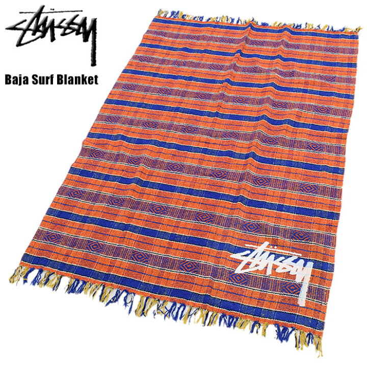 楽天市場】ステューシー STUSSY ブランケット Baja Surf(stussy 