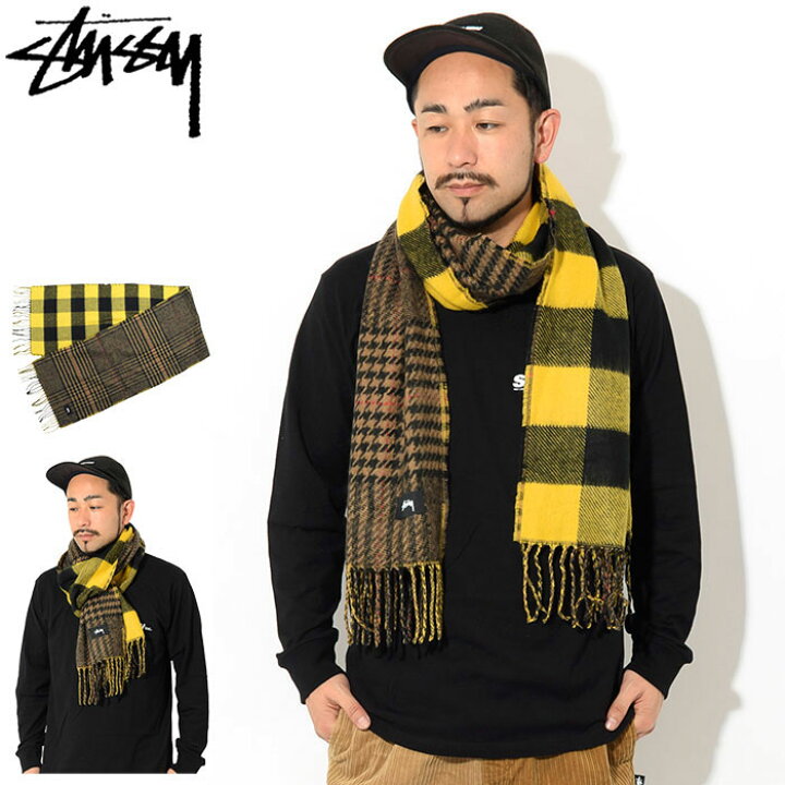 楽天市場】ステューシー STUSSY マフラー メンズ HO19 Double Faced 