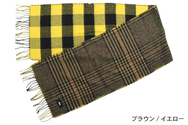 STUSSY ステューシー リバーシブル マフラー STUSSY ステューシー 