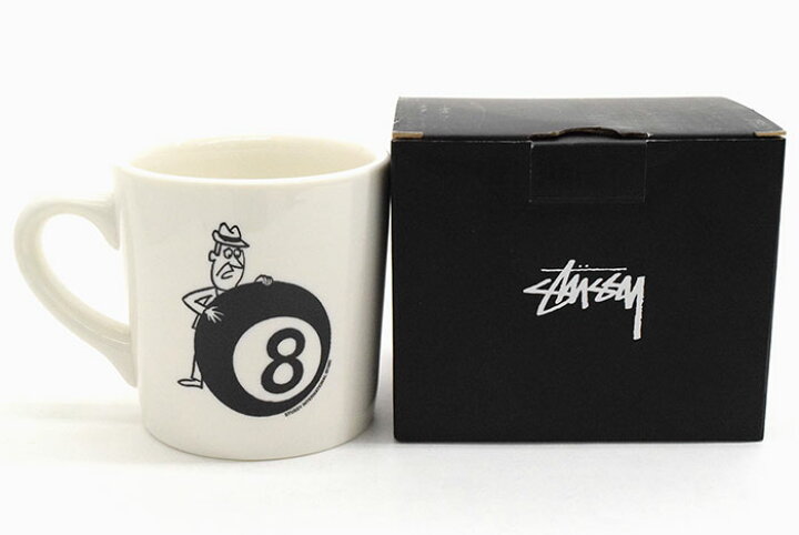 楽天市場】ステューシー STUSSY マグカップ Behind The 8 Ball Ceramic 