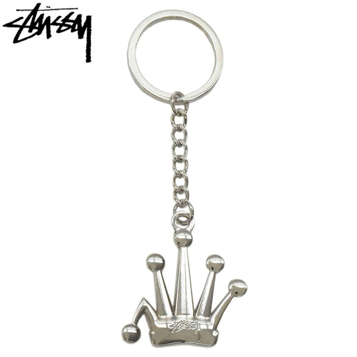 楽天市場】ステューシー STUSSY キーホルダー Metal Bent Crown 