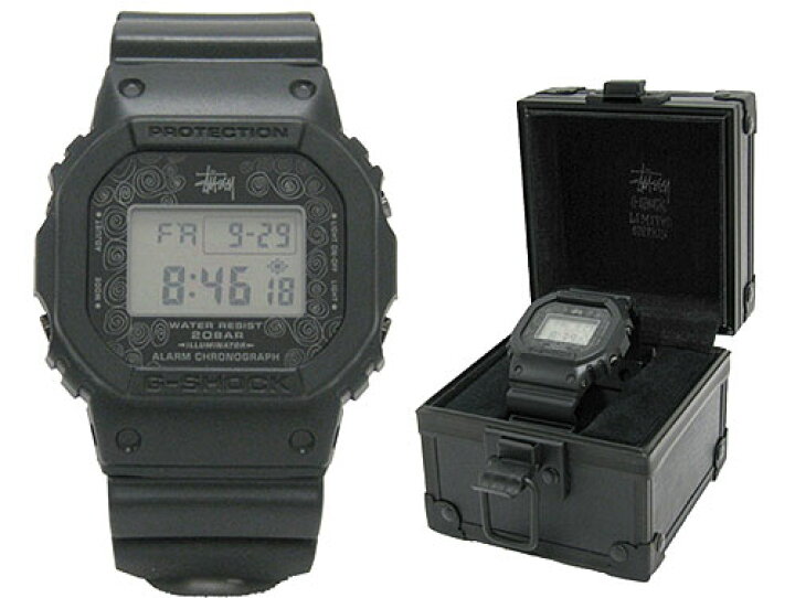 楽天市場】STUSSY(ステューシー)×G-SHOCK DW-5000ST-1JR 25th 