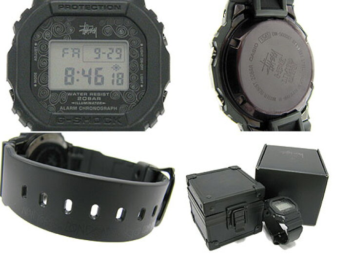 楽天市場】STUSSY(ステューシー)×G-SHOCK DW-5000ST-1JR 25th  