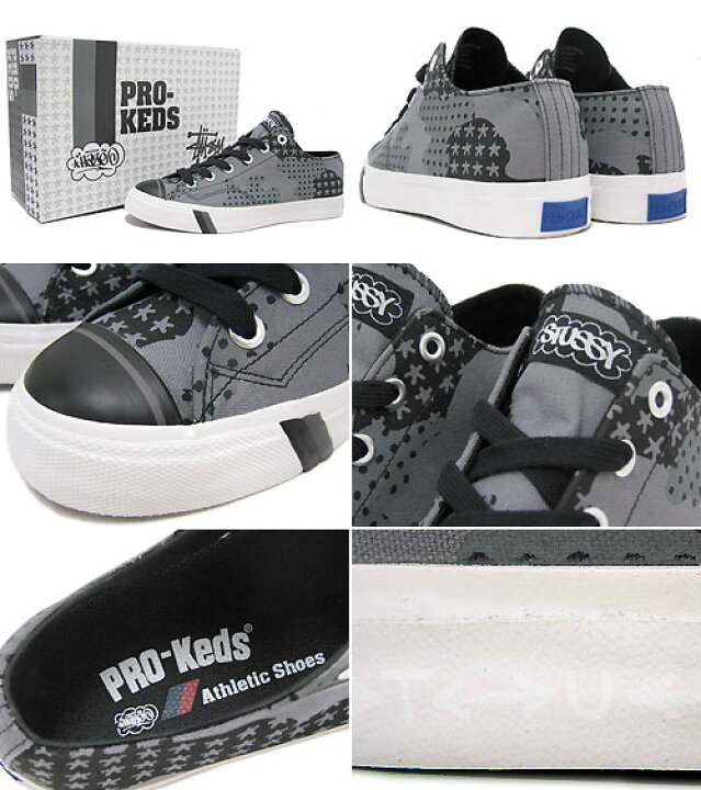 楽天市場】STUSSY(ステューシー)×Haze×PRO-Keds Royal Grey トリプル 