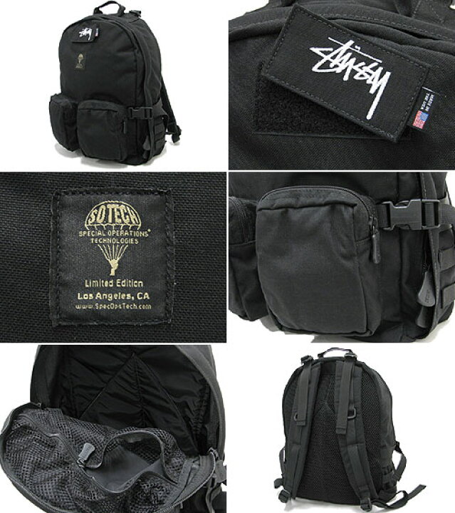 楽天市場】STUSSY(ステューシー)×S.O.TECH Backpack 30周年記念 コラボ  