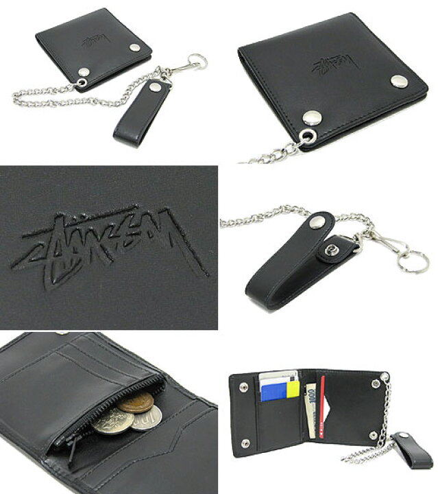 楽天市場】ステューシー STUSSY Biker ウォレット(stussy wallet 財布 
