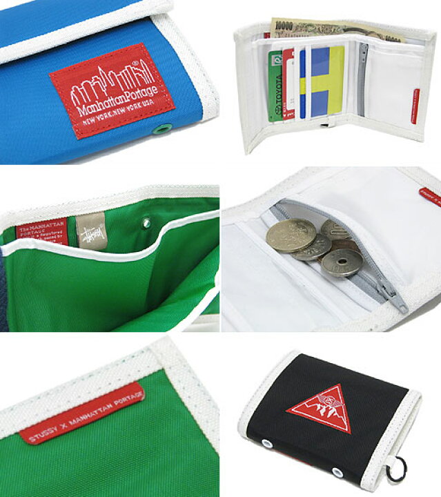 楽天市場】ステューシー STUSSY×Manhattan Portage Hiking ウォレット 
