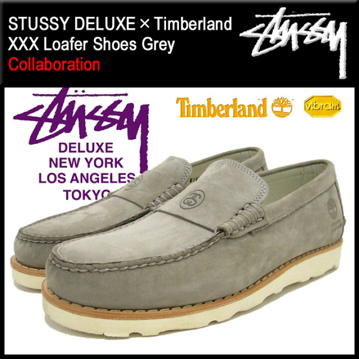 楽天市場】ステューシー STUSSY×Timberland XXX ローファー シューズ 