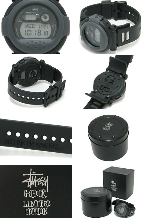 中古】G-SHOCK × Stussy G-001ST ジェイソン ブラック カシオ ジー  