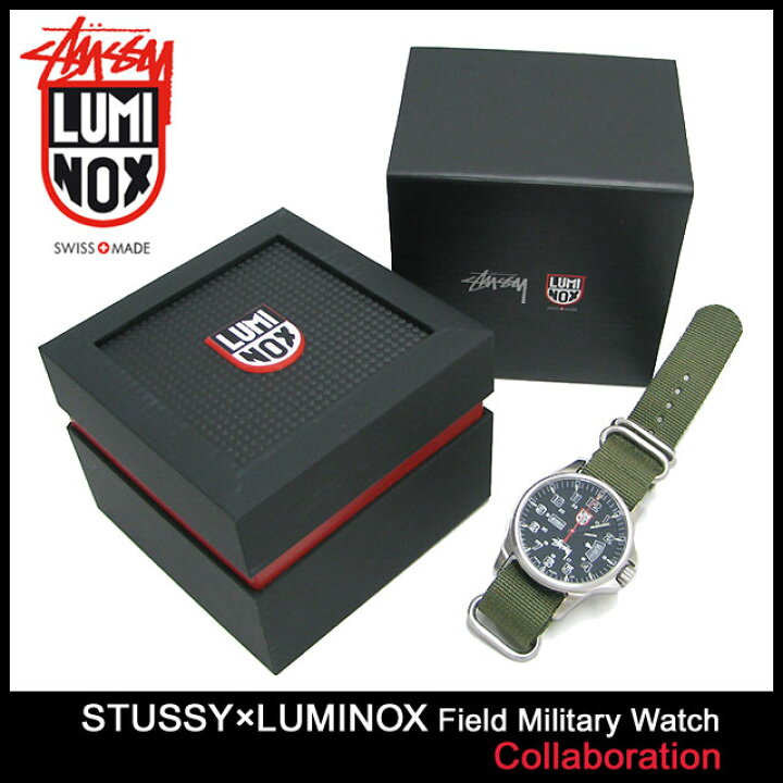 楽天市場】ステューシー STUSSY×LUMINOX Field Military ウォッチ 