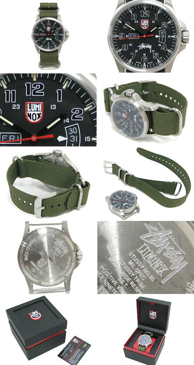 楽天市場】ステューシー STUSSY×LUMINOX Field Military ウォッチ 