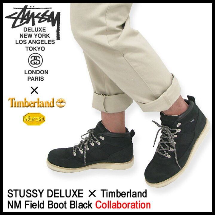楽天市場】ステューシー STUSSY×Timberland NM フィールド ブーツ 