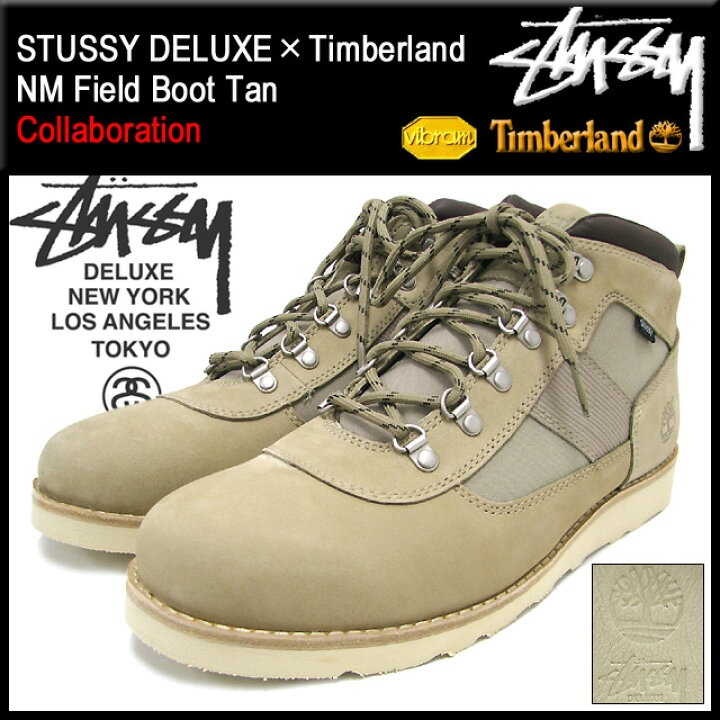 楽天市場】ステューシー STUSSY×Timberland NM フィールド ブーツ 