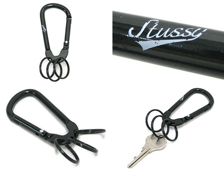 楽天市場】ステューシー STUSSY Stussy Keyring カラビナ(stussy 