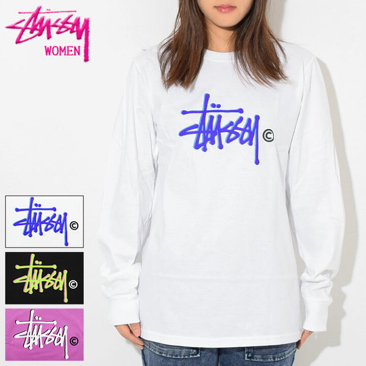 楽天市場】ステューシー STUSSY Tシャツ 長袖 レディース WOMEN Basic 