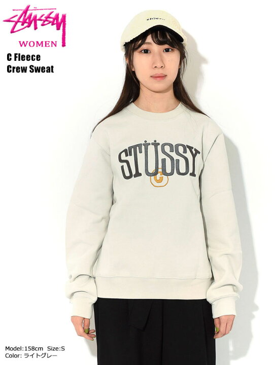 楽天市場】ステューシー STUSSY トレーナー レディース WOMEN C Fleece 