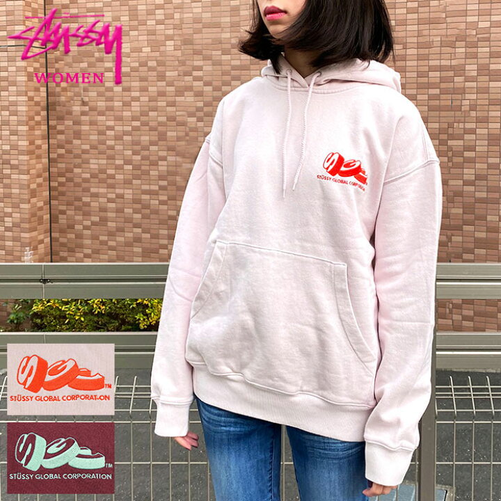 楽天市場】ステューシー STUSSY プルオーバー パーカー レディース 