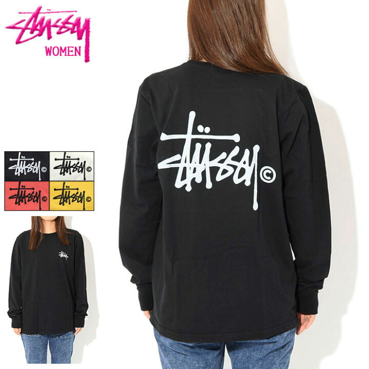 楽天市場】ステューシー STUSSY Tシャツ 長袖 レディース WOMEN Basic 