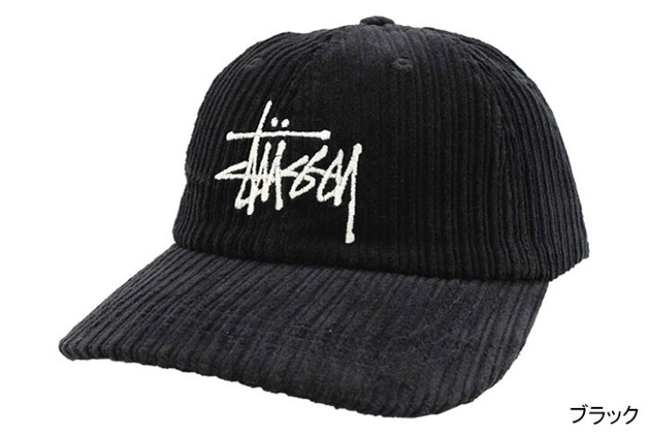 楽天市場】ステューシー STUSSY キャップ 帽子 Corduroy Big Logo Low 
