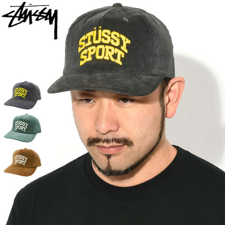 楽天市場】ステューシー STUSSY キャップ 帽子 Sport Arch Cord 