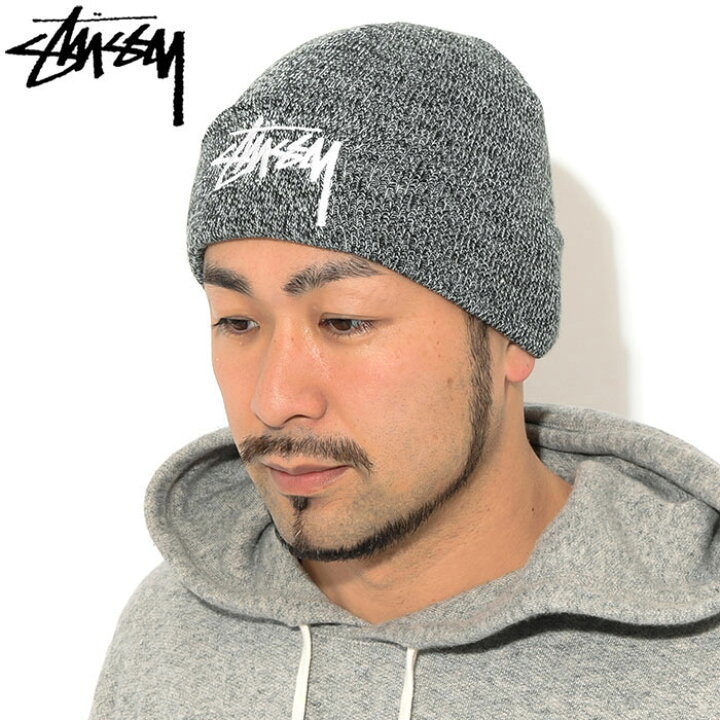 td Stussy ステューシー ニット帽 スノーボード 灰色 グレー 通販