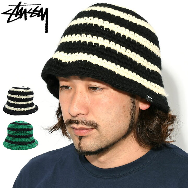 楽天市場】ステューシー STUSSY バケット ハット Swirl Knit Bucket 