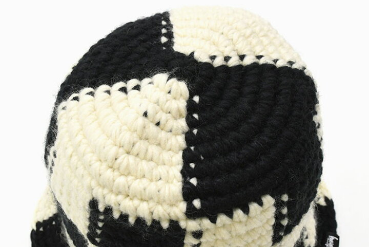 楽天市場】ステューシー STUSSY バケット ハット Checker Knit Bucket 