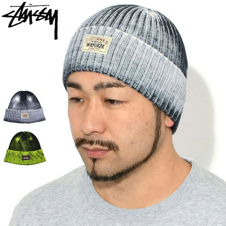 楽天市場】ステューシー STUSSY ニット帽 Workgear Spray Cuff 