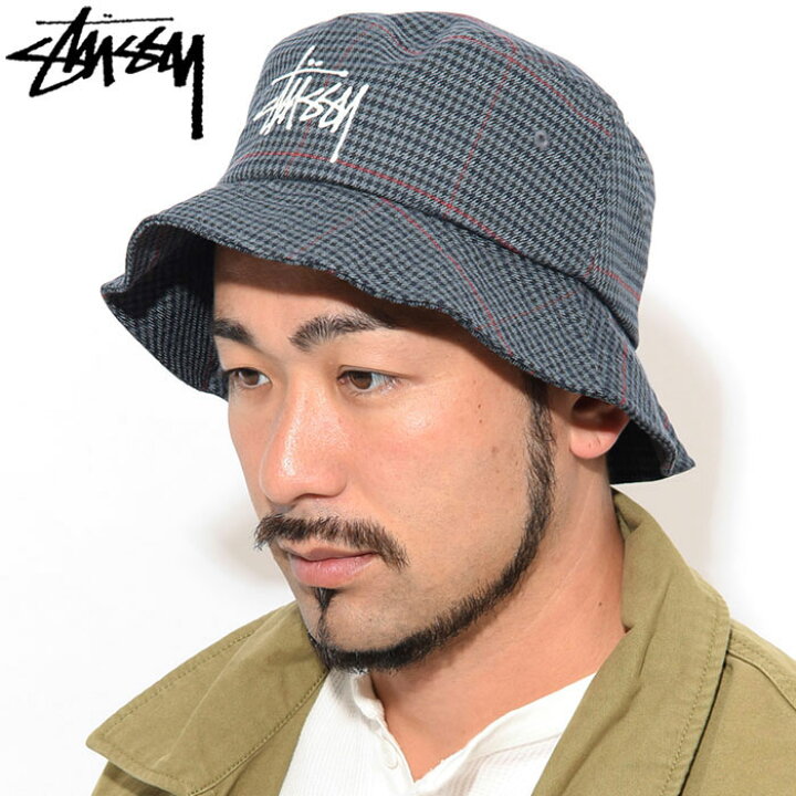楽天市場】ステューシー STUSSY バケット ハット Big Logo Check 