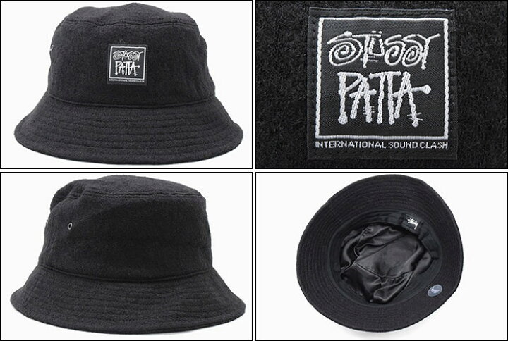 楽天市場】ステューシー STUSSY バケット ハット Patta Boiled Wool 
