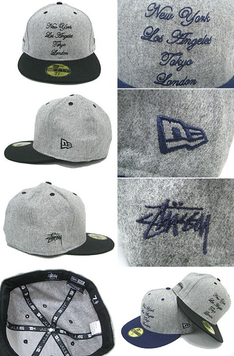 楽天市場】ステューシー STUSSY×NEW ERA キャップ All City Fitted 