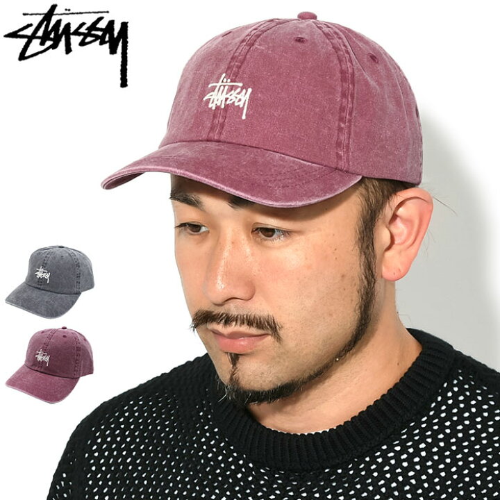 楽天市場】ステューシー STUSSY キャップ 帽子 Washed Stock Low Pro