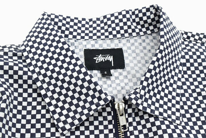 楽天市場】ステューシー STUSSY ジャケット メンズ Mini Check Full 