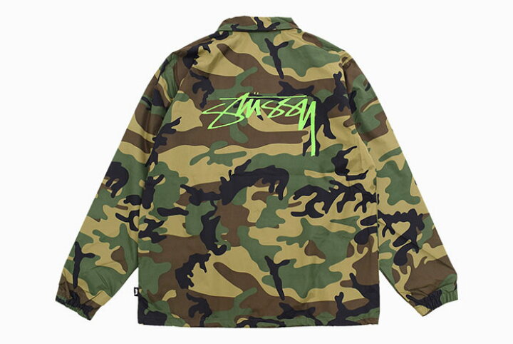 楽天市場】ステューシー STUSSY ジャケット メンズ Camo Cruize Coach 