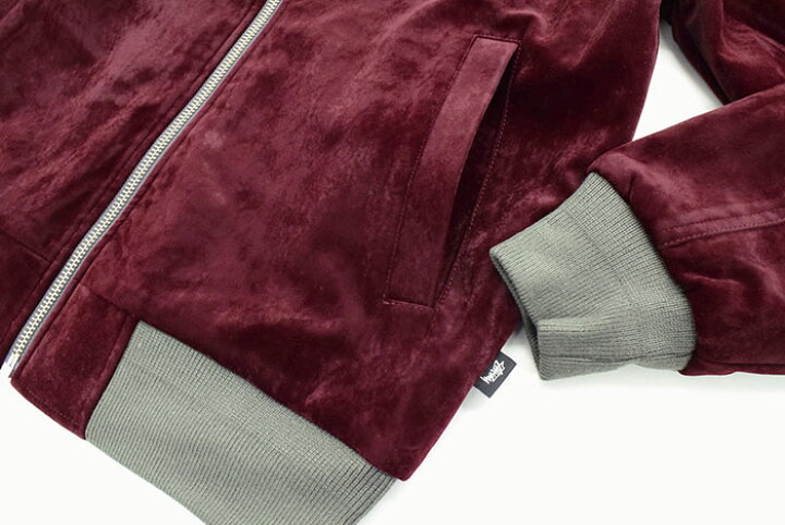 楽天市場】ステューシー STUSSY ジャケット メンズ Velvet Bomber 