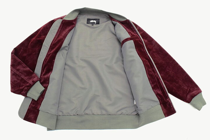 楽天市場】ステューシー STUSSY ジャケット メンズ Velvet Bomber 