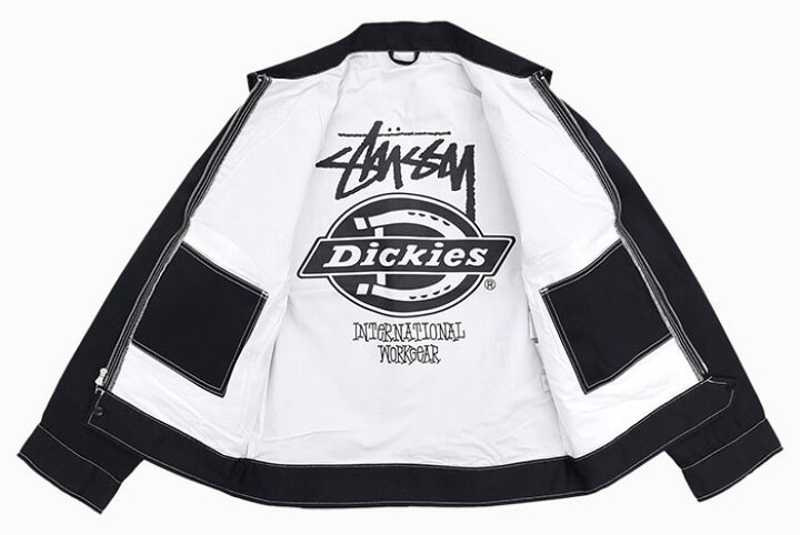 楽天市場 ステューシー Stussy ジャケット メンズ Dickies Eisenhower コラボ Stussy Dickies Eisenhower Jkt ワークジャケット Jacket Jaket アウター メンズ 男性用 ステューシー ディッキーズ Usaモデル 正規 品 ストゥーシー スチューシー Ice Field