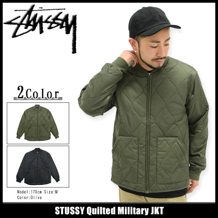 楽天市場】ステューシー STUSSY ジャケット メンズ Quilted Military 