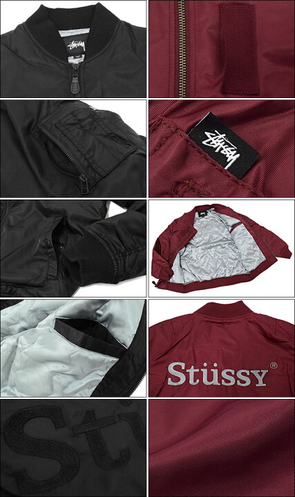 楽天市場】ステューシー STUSSY ジャケット メンズ MA-1(stussy JKT 