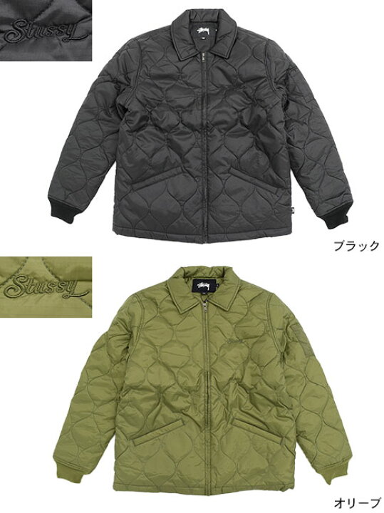 楽天市場】ステューシー STUSSY ジャケット メンズ Quilted Work 
