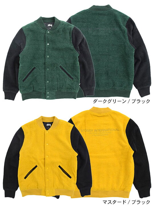 楽天市場】ステューシー STUSSY ジャケット メンズ Jackson Varsity 