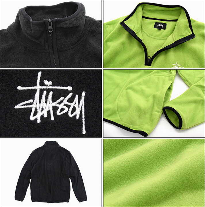 楽天市場】ステューシー STUSSY ジャケット メンズ Polar Fleece Half 