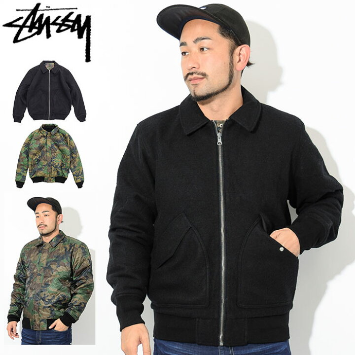 楽天市場】ステューシー STUSSY ジャケット メンズ Boiled Wool  