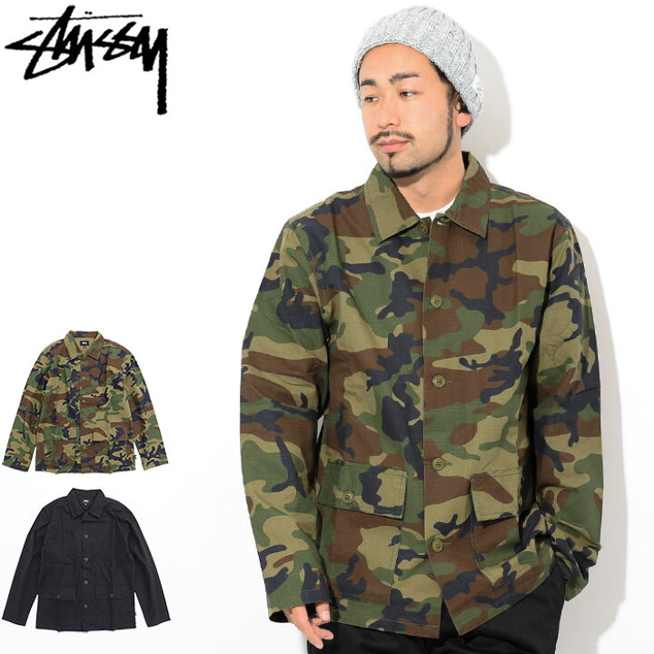 楽天市場】ステューシー STUSSY ジャケット メンズ Military Shirt 