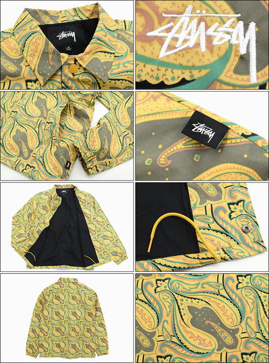 楽天市場】ステューシー STUSSY ジャケット メンズ Paisley Coach 