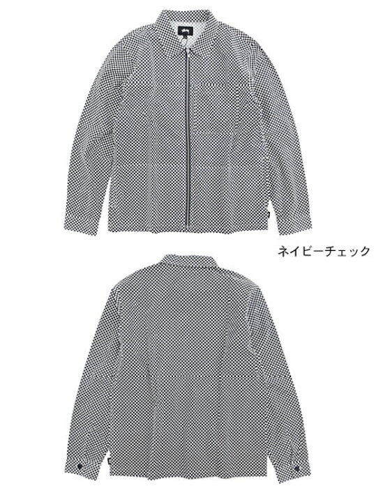 楽天市場】ステューシー STUSSY ジャケット メンズ Mini Check Full 