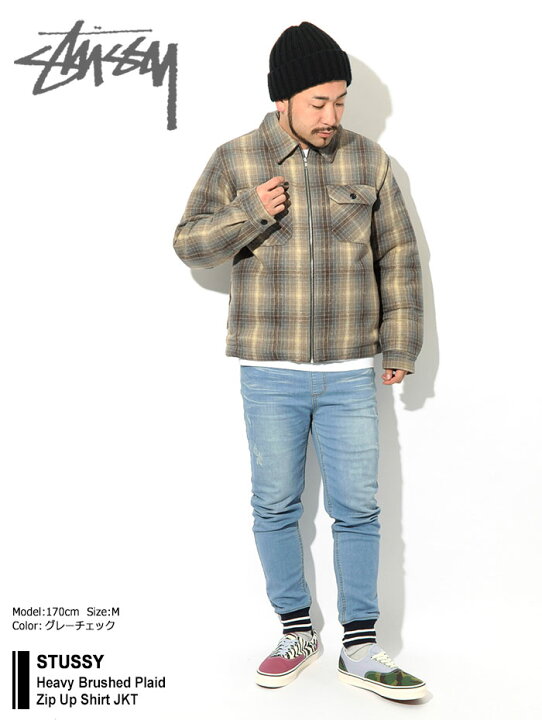 楽天市場】ステューシー STUSSY ジャケット メンズ Heavy Brushed 