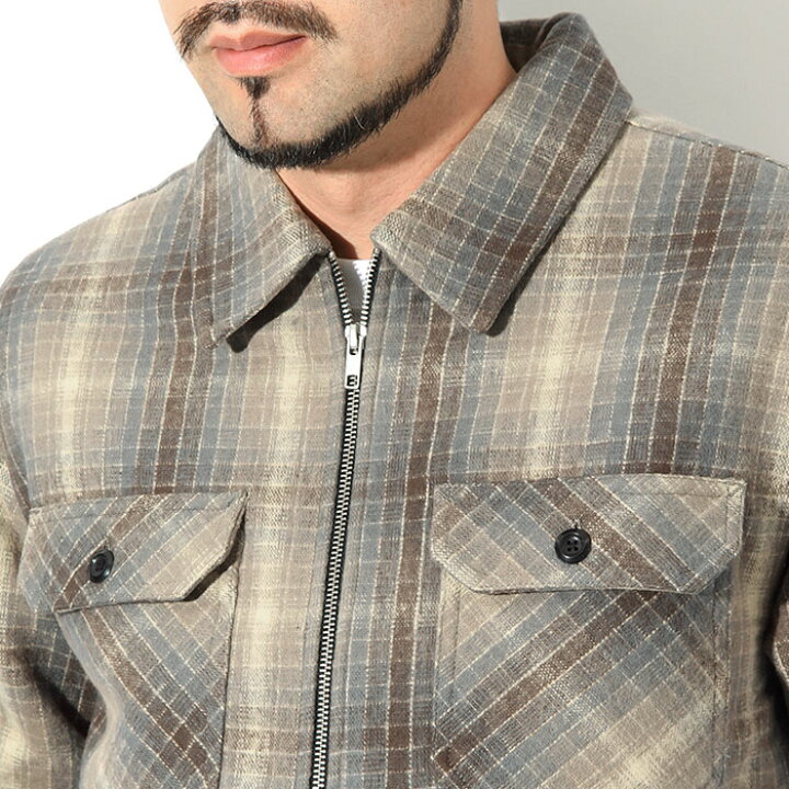 楽天市場】ステューシー STUSSY ジャケット メンズ Heavy Brushed 